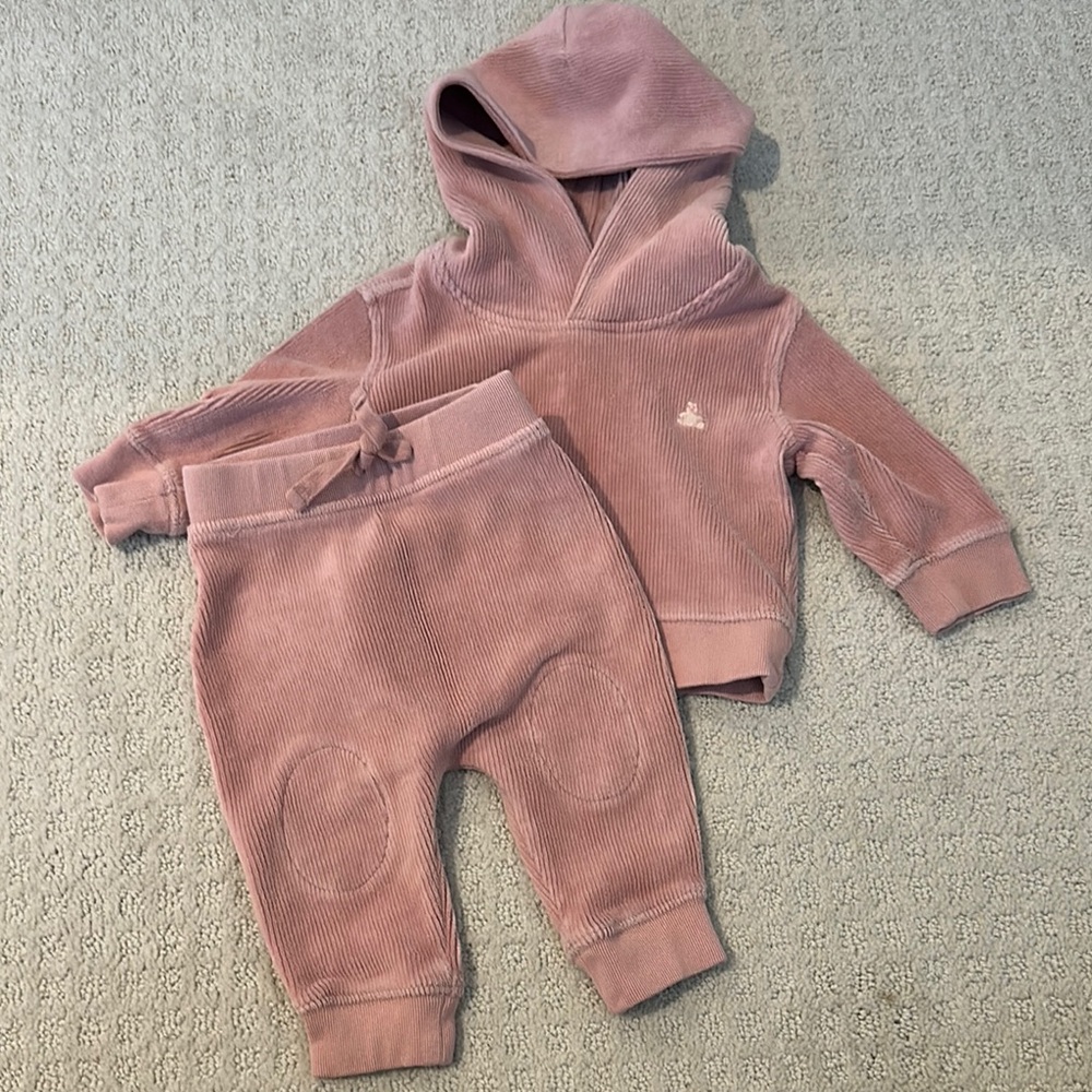 Kids Pink Hoodie and Pants Set
